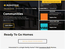 Tablet Screenshot of ironstonecondos.com